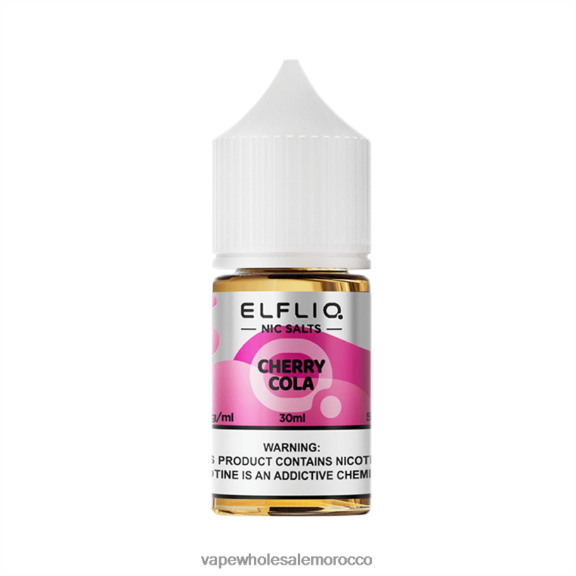 الكرز كولا ELFBAR ELFLIQ Nic Salt 30ml 40PDZ14
