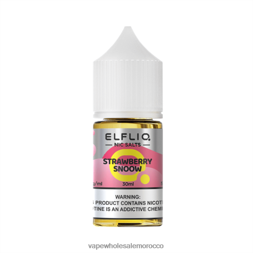 الفراولة snoow ELFBAR ELFLIQ Nic Salt 30ml 40PDZ33