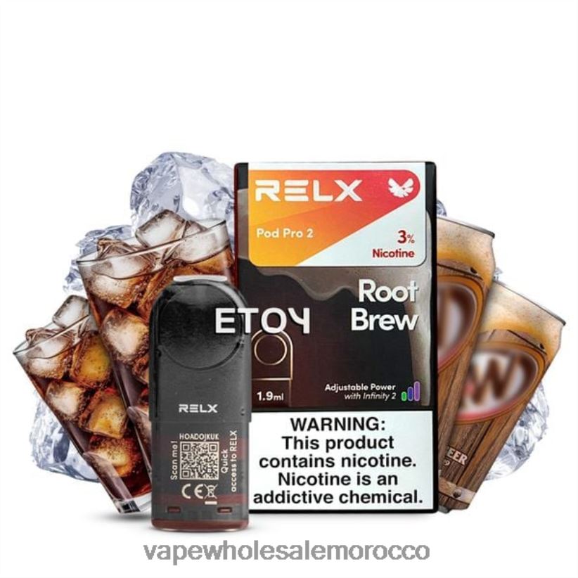 السيجارة الإلكترونية الجديدة - المشروب الجذر R840F2256 RELX Pod Pro 2