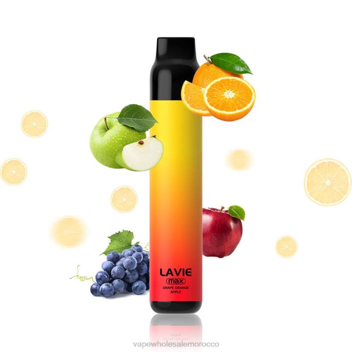 Morocco Vape Wholesale - برتقال عنب LAVIE BAR 5000 نفث - الحد الأقصى HVJH280