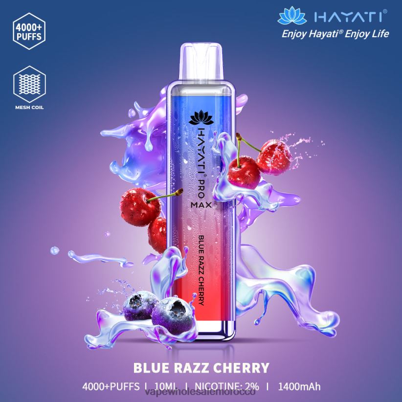 السيجارة الالكترونية - الكرز الأزرق R840F2148 Hayati Pro Max 4000