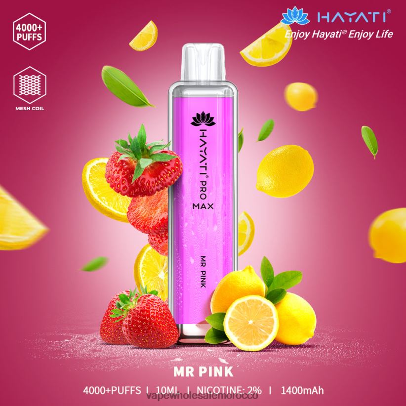 السيجارة الإلكترونية الأصلية - السيد الوردي R840F2189 Hayati Pro Max 4000