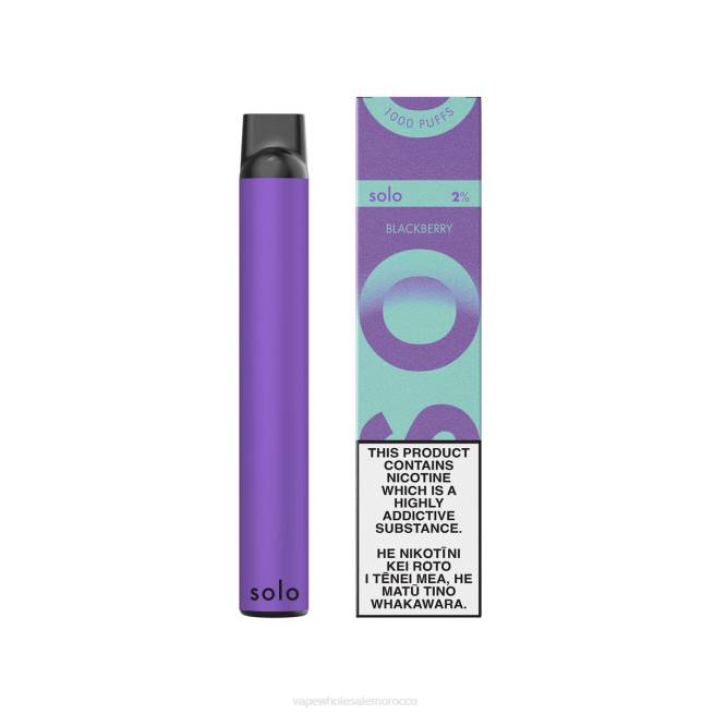 السيجارة الإلكترونية للبيع - Solo مجموعة vape Paradise القابل للتصرف بلاك بيري 428J22