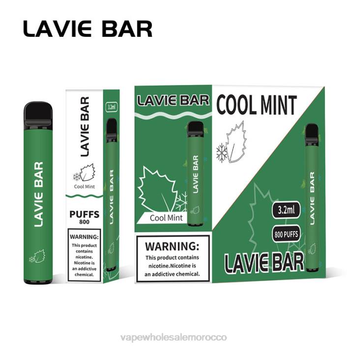 شراء Vape بالجملة - نعناع بارد LAVIE BAR 800 نفث HVJH311