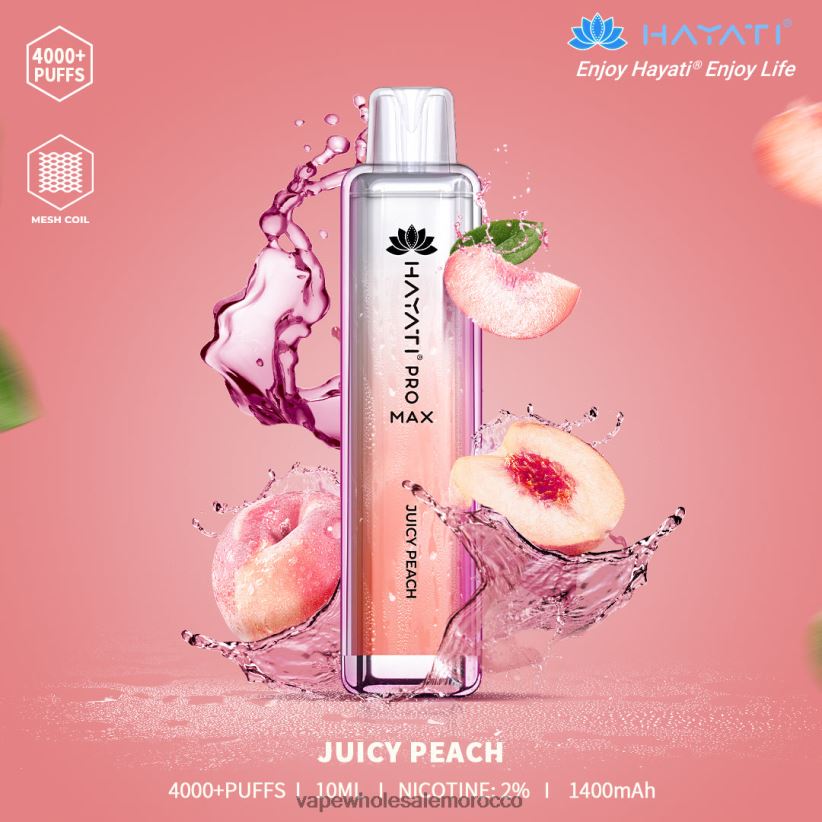 شراء Vape بالجملة - عصير الخوخ R840F2162 Hayati Pro Max 4000