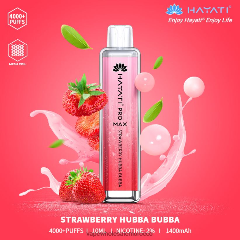 Vape بالجملة - الفراولة هوبا بوبا R840F2194 Hayati Pro Max 4000