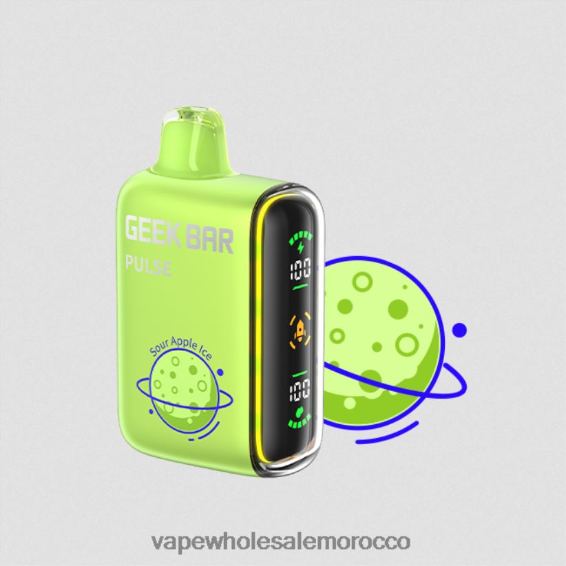 شراء Vape بالجملة - جليد التفاح الحامض R840F285 GEEK BAR Pulse إصدار الكوكب 7500 نفسة / 15000 نفسة
