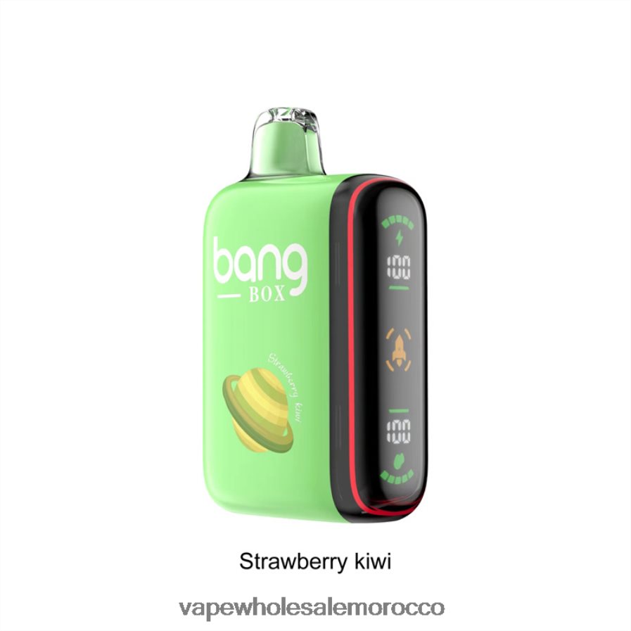Vape Wholesale Morocco - Bang Box 9000-18000 نفث عرض الطاقة الذكي كيوي فراولة Z064V627