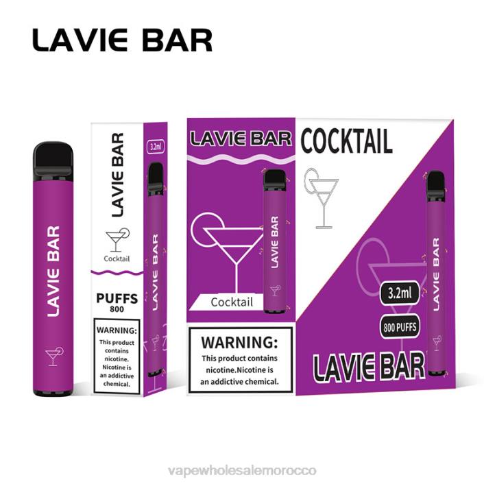 Vape Wholesale Morocco - كوكتيل LAVIE BAR 800 نفث HVJH312