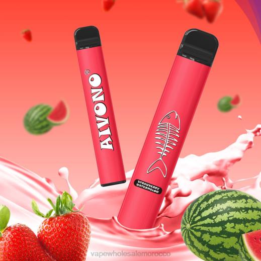 Electronic Cigarette Morocco - Aivono AIM FISHBONE 600 الفراولة والبطيخ X464282