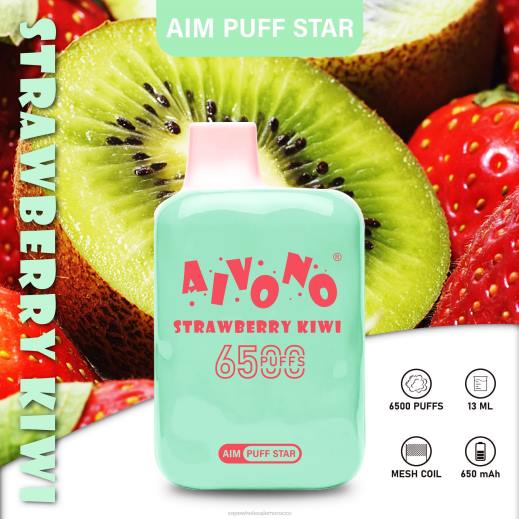 Vape Morocco - Aivono AIM PUFF STAR 6500 كيوي فراولة X464294