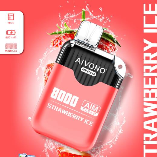 E Cigarette Morocco - Aivono AIM CLEAR 8000 جليد الفراولة X464205