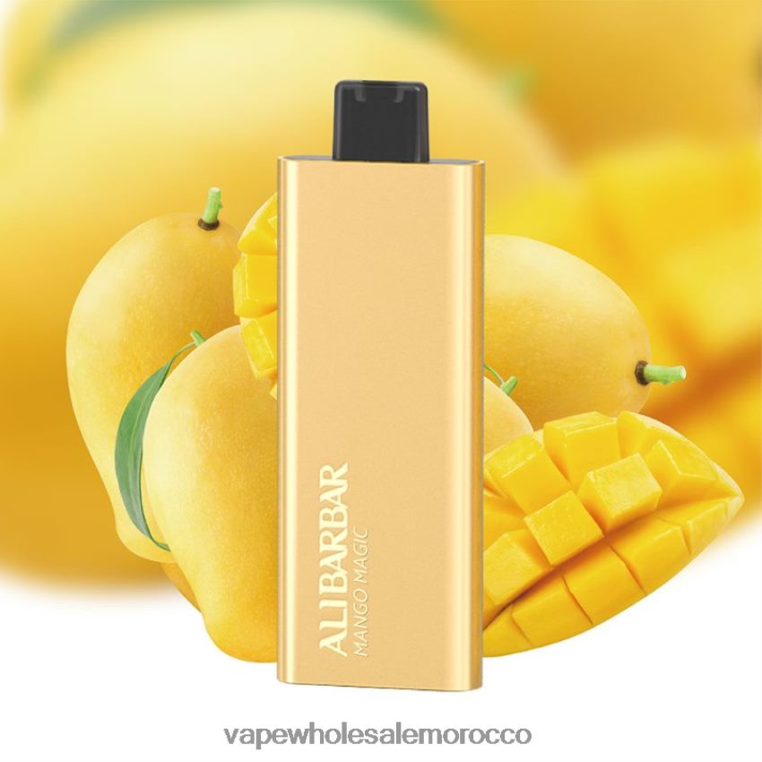 Morocco Vape Shop - Alibarbar Pandora 7000 سيجارة يمكن التخلص منها سحر المانجو HB2DBD67