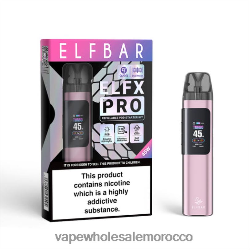 لون القرنفل ELFBAR ELFX Pro افتح جهاز POD 40PDZ4