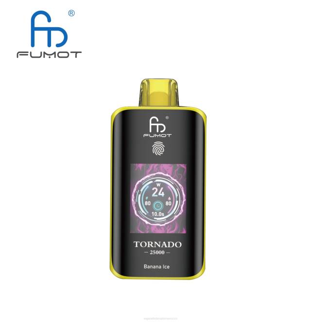 السيجارة الإلكترونية الأصلية - جليد الموز Fumot Tornado 25000 سيجارة يمكن التخلص منها 4N641