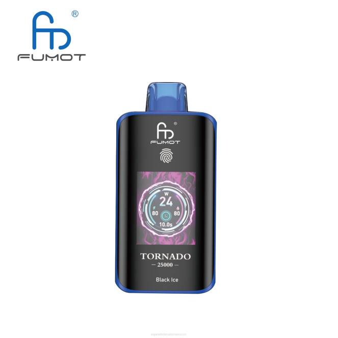 السيجارة الإلكترونية الجديدة - الجليد الأسود Fumot Tornado 25000 سيجارة يمكن التخلص منها 4N642