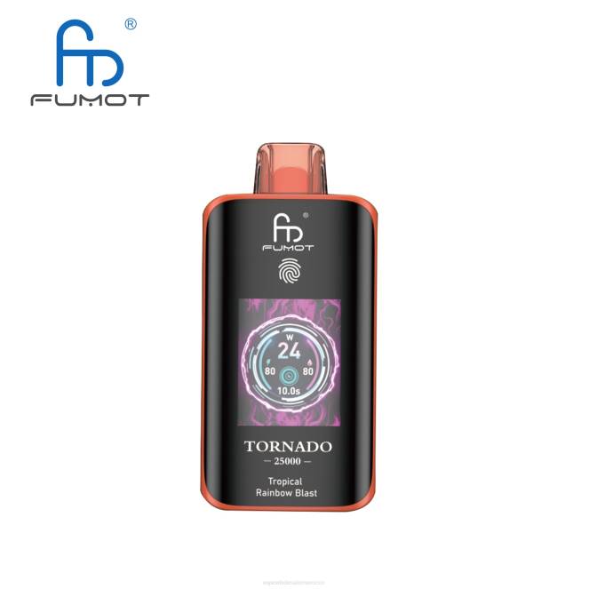 Lets Vape Morocco - انفجار قوس قزح الاستوائي Fumot Tornado 25000 سيجارة يمكن التخلص منها 4N6413