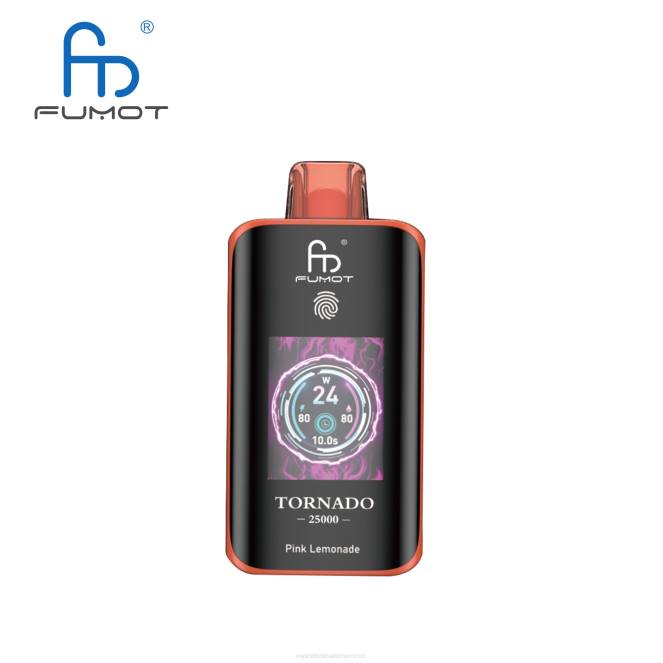 Morocco Vape Shop - عصير الليمون الوردي Fumot Tornado 25000 سيجارة يمكن التخلص منها 4N6410