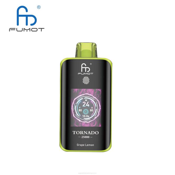 Vape بالجملة - ليمون عنب Fumot Tornado 25000 سيجارة يمكن التخلص منها 4N646