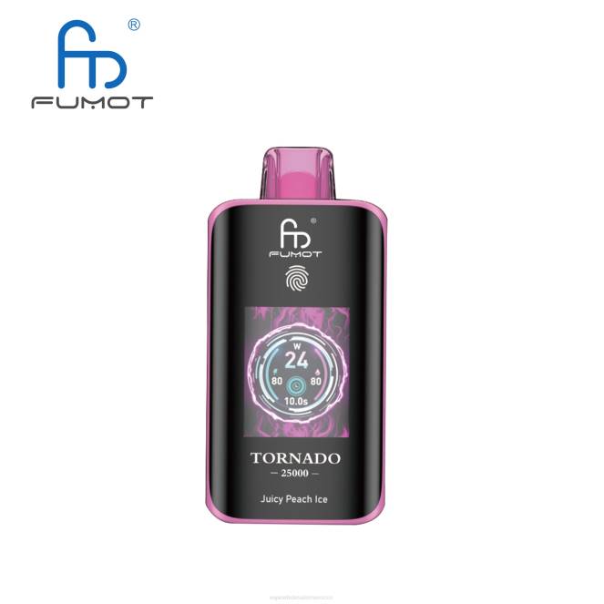 شراء Vape بالجملة - جليد الخوخ العصير Fumot Tornado 25000 سيجارة يمكن التخلص منها 4N647